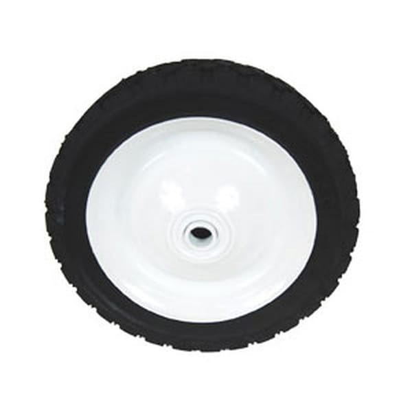 Aftermarket White Universal Steel Lawn Mower Deck Wheel Fits Southland 733 Riding Mowers WHU90-0041 - main